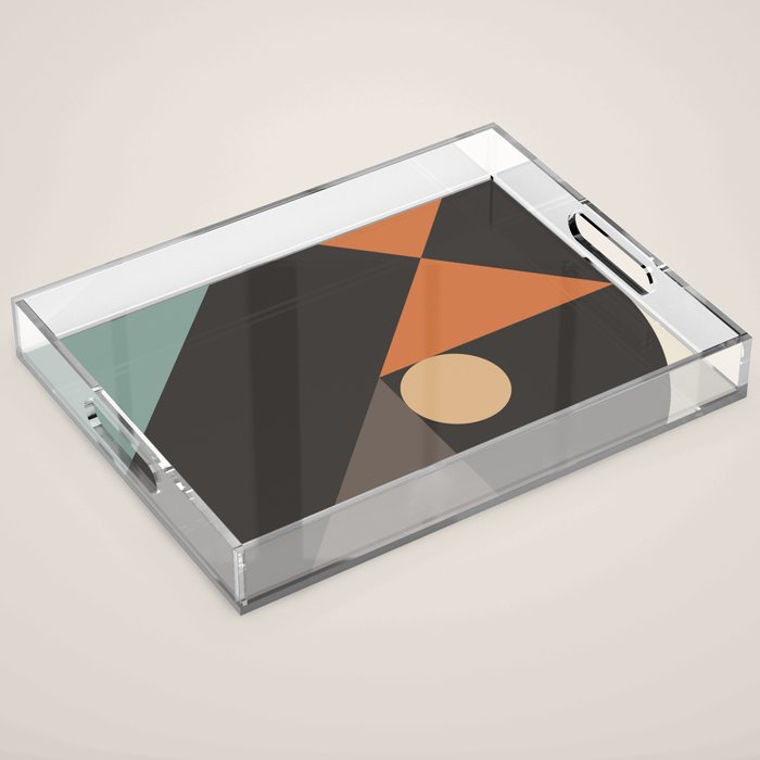 Mid Century 08E Acrylic Tray Gallery Image 1