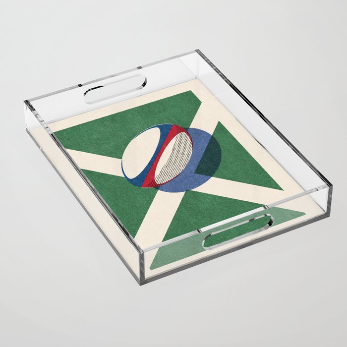 BALLS - Rugby - II b Acrylic Tray Gallery Image 1