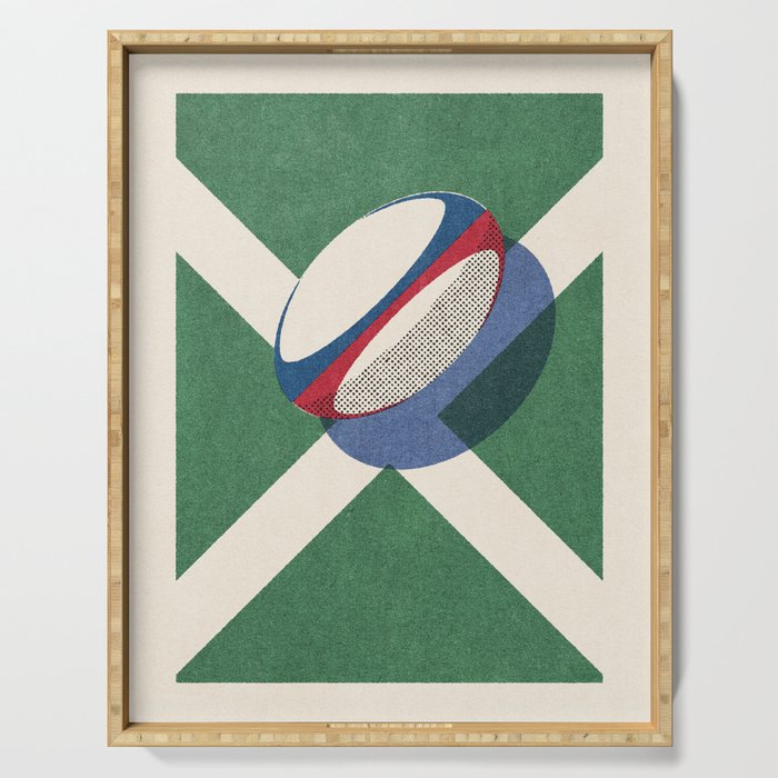 BALLS - Rugby - II b Serving Tray Gallery Image 1