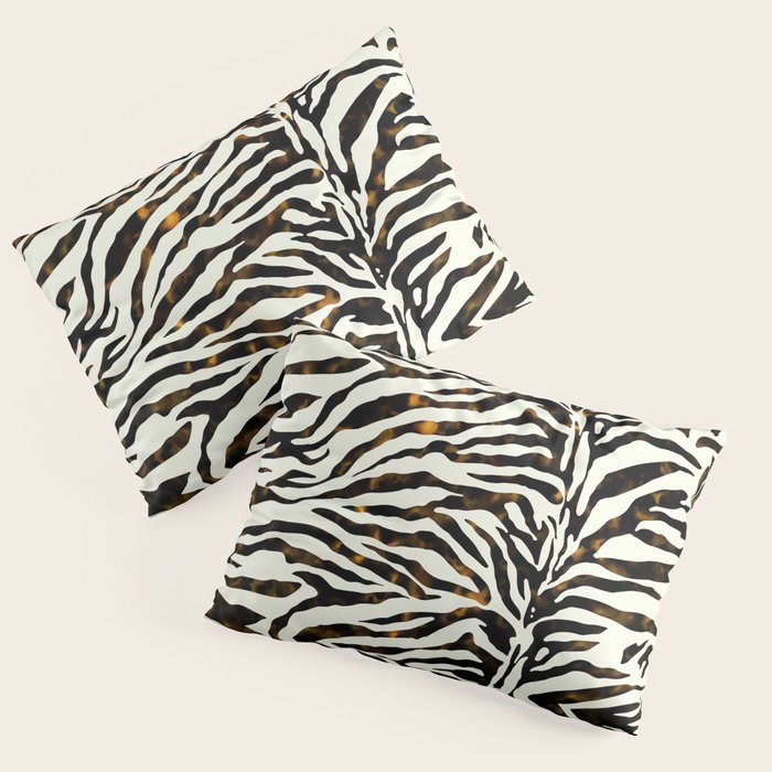 Tortoiseshell Zebra Pillow Sham Gallery Image 3