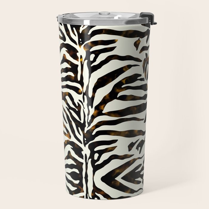 Tortoiseshell Zebra Travel Mug Gallery Image 2