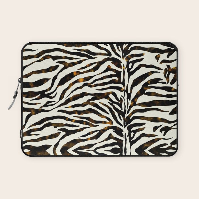 Tortoiseshell Zebra Laptop Sleeve Gallery Image 1