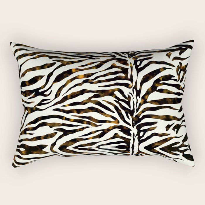 Tortoiseshell Zebra Rectangular Pillow Gallery Image 2