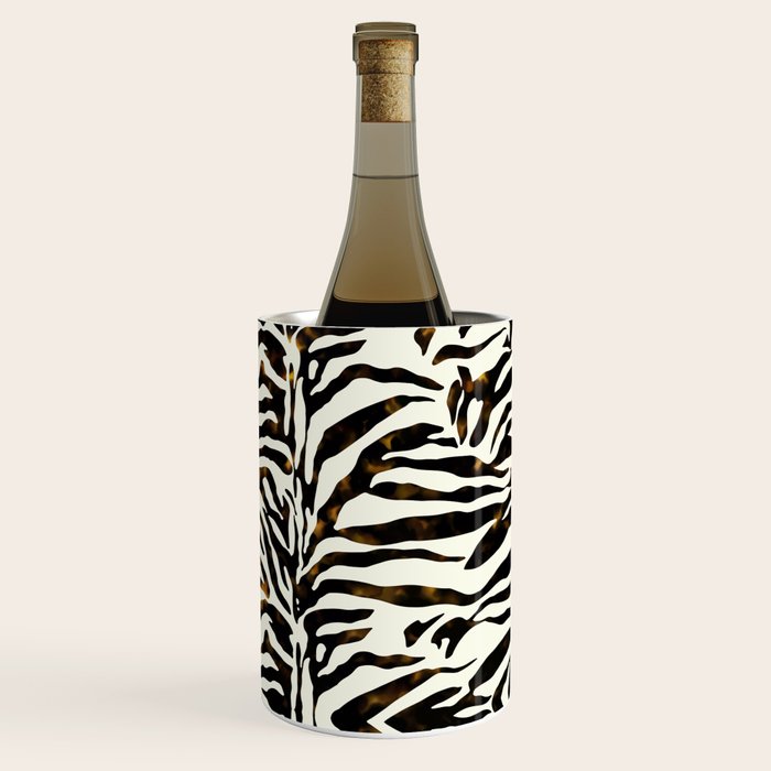 Tortoiseshell Zebra Wine Chiller Gallery Image 3