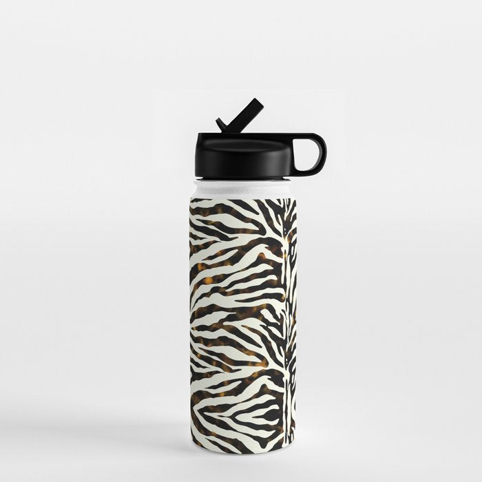 Tortoiseshell Zebra Water Bottle Gallery Image 1