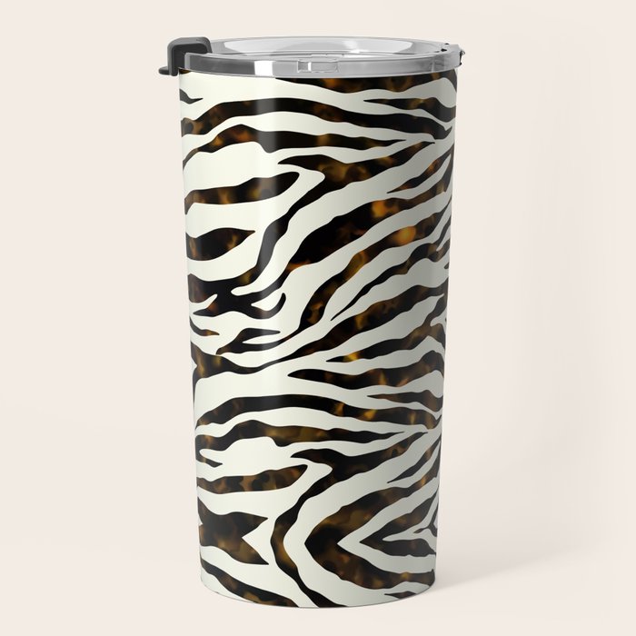 Tortoiseshell Zebra Travel Mug Gallery Image 3