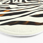 Tortoiseshell Zebra Bath Mat Gallery Image 3