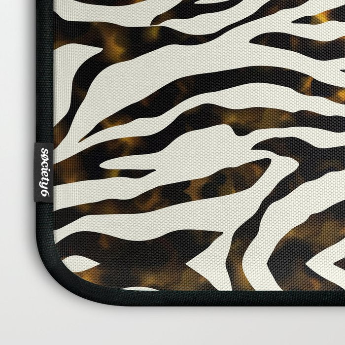 Tortoiseshell Zebra Laptop Sleeve Gallery Image 3