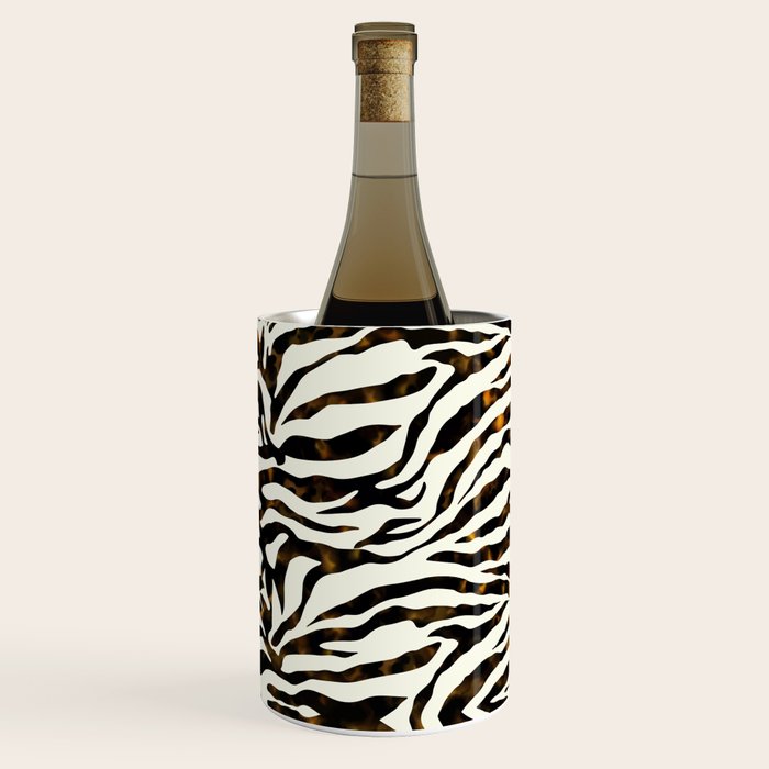 Tortoiseshell Zebra Wine Chiller Gallery Image 2