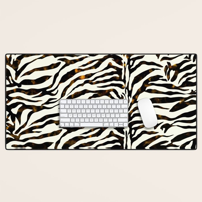 Tortoiseshell Zebra Desk Mat Gallery Image 1