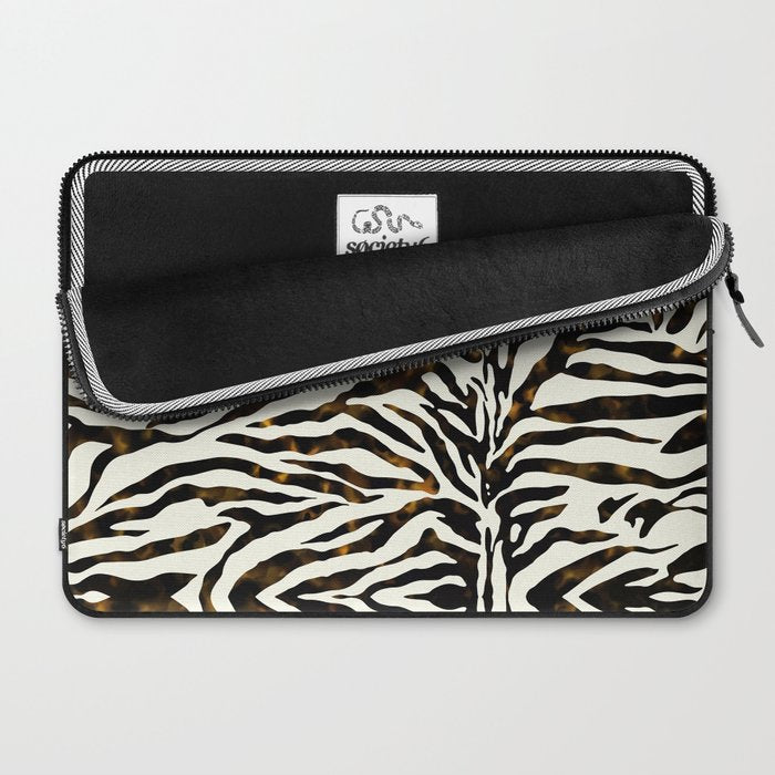Tortoiseshell Zebra Laptop Sleeve Gallery Image 2