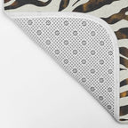 Tortoiseshell Zebra Bath Mat Gallery Image 2