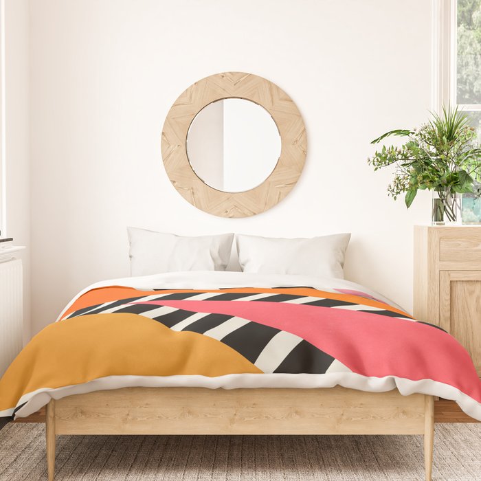 Mid Century Abstraction | PATTERN 02: The Retro Edition Duvet Cover Gallery Image 3
