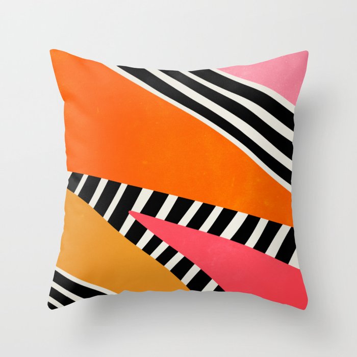 Mid Century Abstraction | PATTERN 02: The Retro Edition Throw Pillow Gallery Image 6