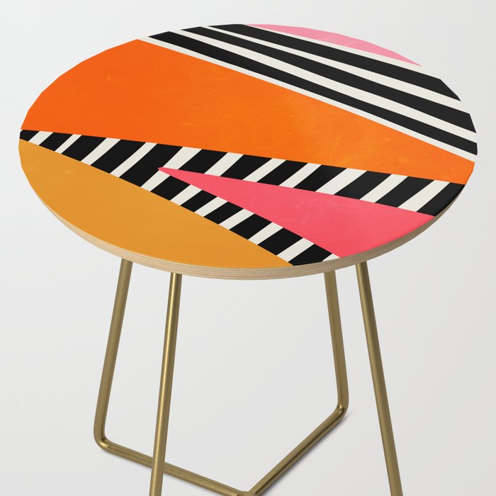 Mid Century Abstraction | PATTERN 02: The Retro Edition Side Table Gallery Image 2