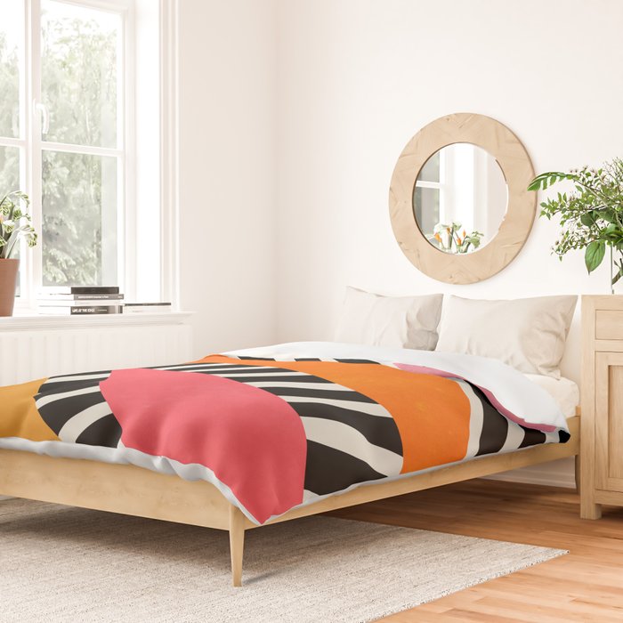 Mid Century Abstraction | PATTERN 02: The Retro Edition Duvet Cover Gallery Image 2