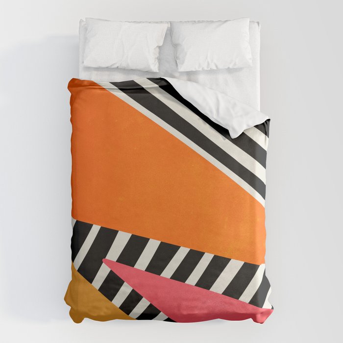 Mid Century Abstraction | PATTERN 02: The Retro Edition Duvet Cover Gallery Image 6