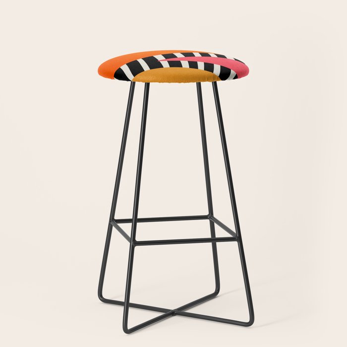 Mid Century Abstraction | PATTERN 02: The Retro Edition Stool Gallery Image 1