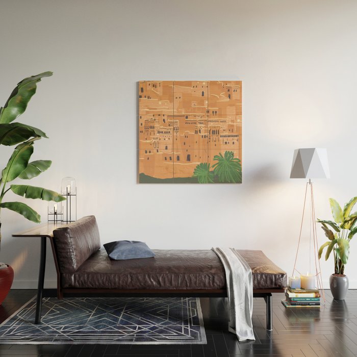 Morrocco Wood Wall Art Gallery Image 2