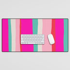 Candy Stripe Christmas Desk Mat Gallery Image 1