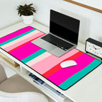 Candy Stripe Christmas Desk Mat Gallery Image 2