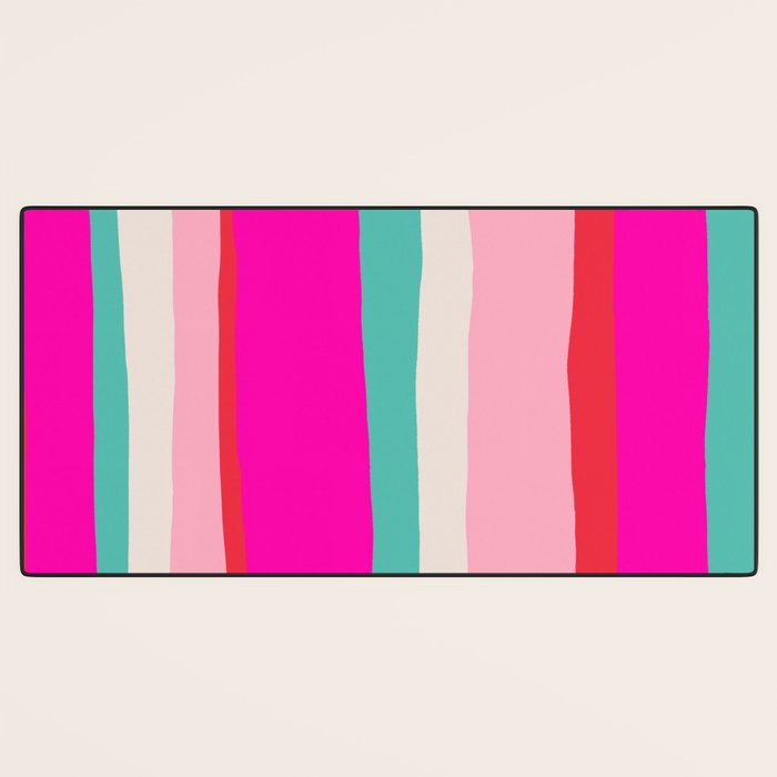 Candy Stripe Christmas Desk Mat Gallery Image 3