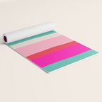 Candy Stripe Christmas Yoga Mat Gallery Image 2