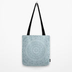 Mandala - Soft turquoise Tote Bag Gallery Image 2