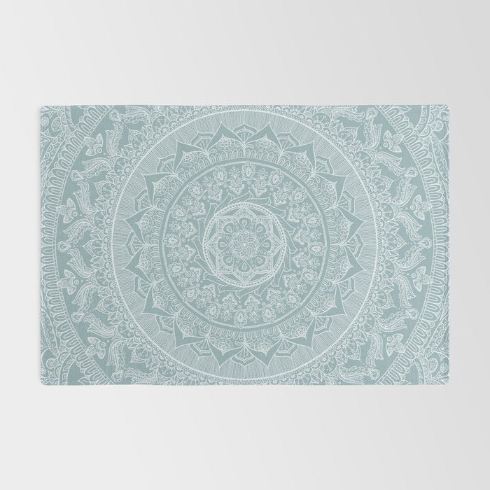 Mandala - Soft turquoise Rug Gallery Image 2