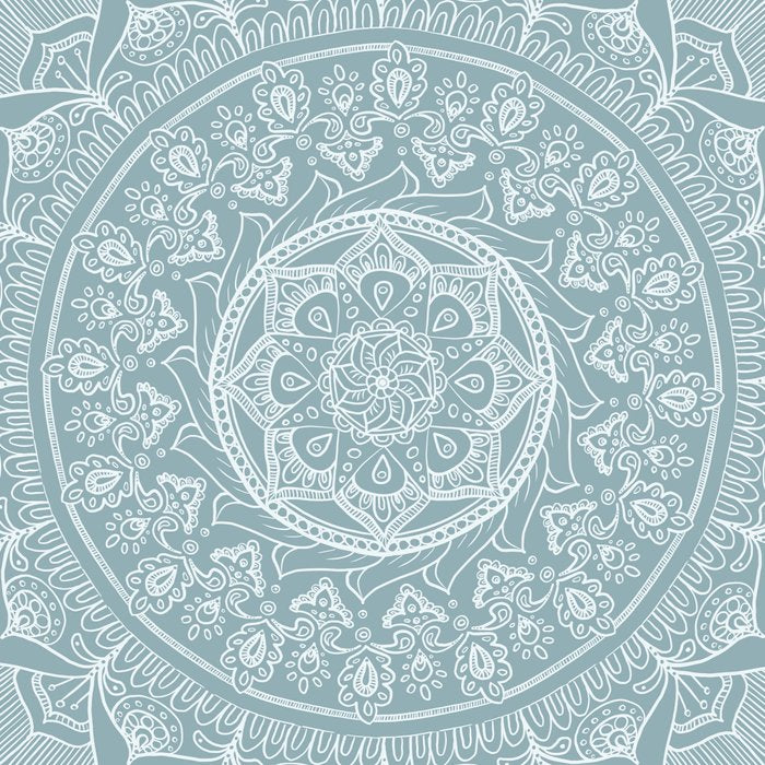 Mandala - Soft turquoise Coffee Mug Gallery Image 2