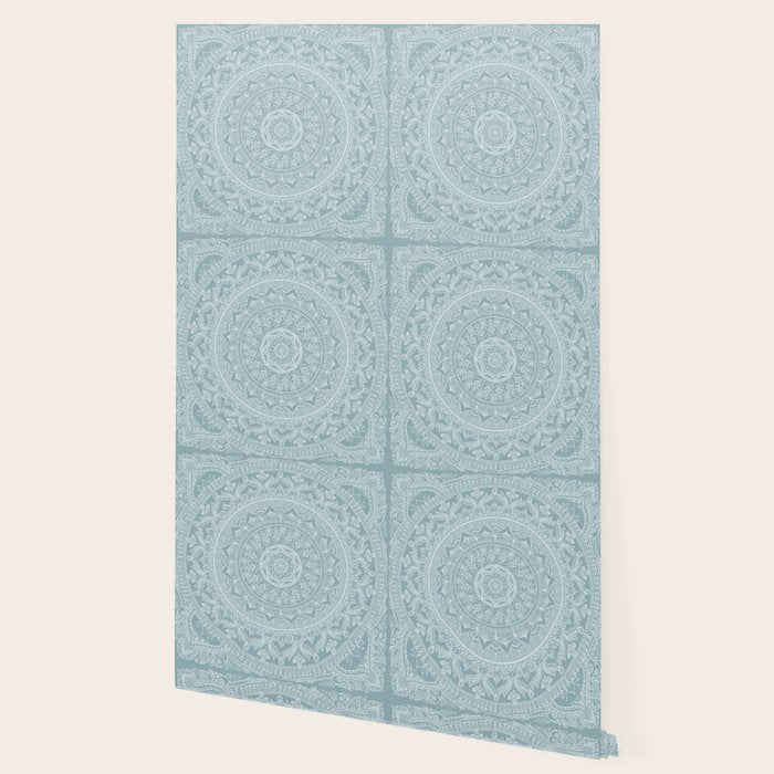 Mandala - Soft turquoise Wallpaper Gallery Image 2