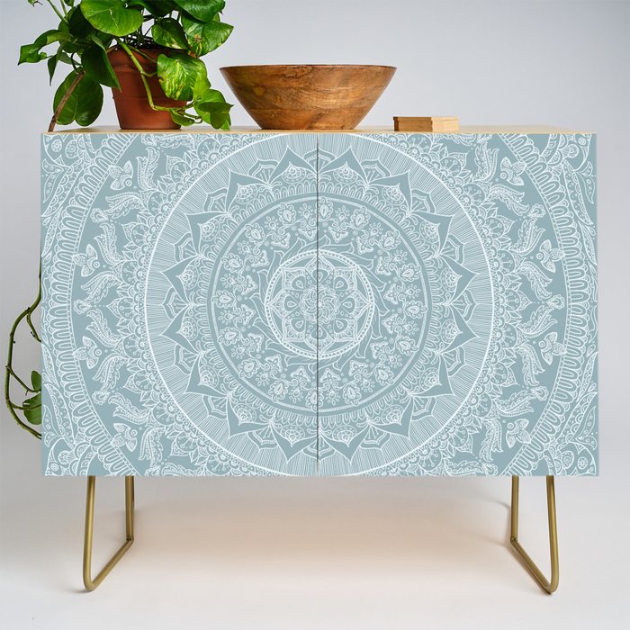 Mandala - Soft turquoise Credenza Gallery Image 1