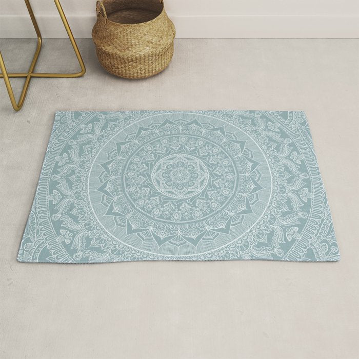Mandala - Soft turquoise Rug Gallery Image 1