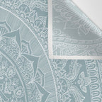 Mandala - Soft turquoise Wall Tapestry Gallery Image 3