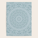 Mandala - Soft turquoise Poster Gallery Image 4
