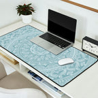 Mandala - Soft turquoise Desk Mat Gallery Image 2