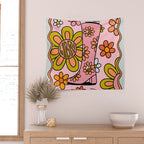 Libra Groovy Boot Wall Tapestry Gallery Image 2