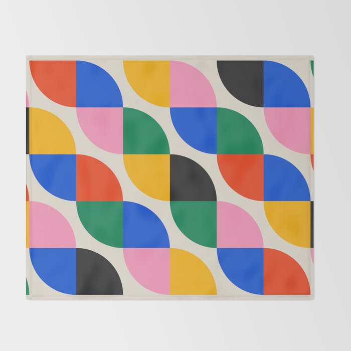 BAUHAUS 04: Exhibition 1923 | Mid Century Series  Throw Blanket Gallery Image 2