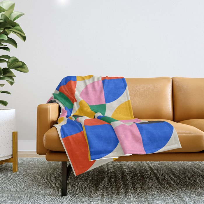 BAUHAUS 04: Exhibition 1923 | Mid Century Series  Throw Blanket Gallery Image 1