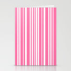 Classic Stripes XXXIII - 90s Barbie Pink Stationery Card Gallery Image 2