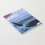 Orca Momma and calf - Ballet Slipper Notebook Gallery Image 3