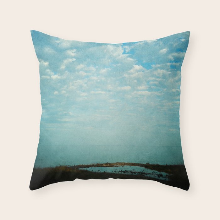 Where Sea and Sky Meet Throw Pillow Gallery Image 1