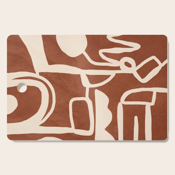 Abstract Lines 2 Cutting Board Gallery Image 1