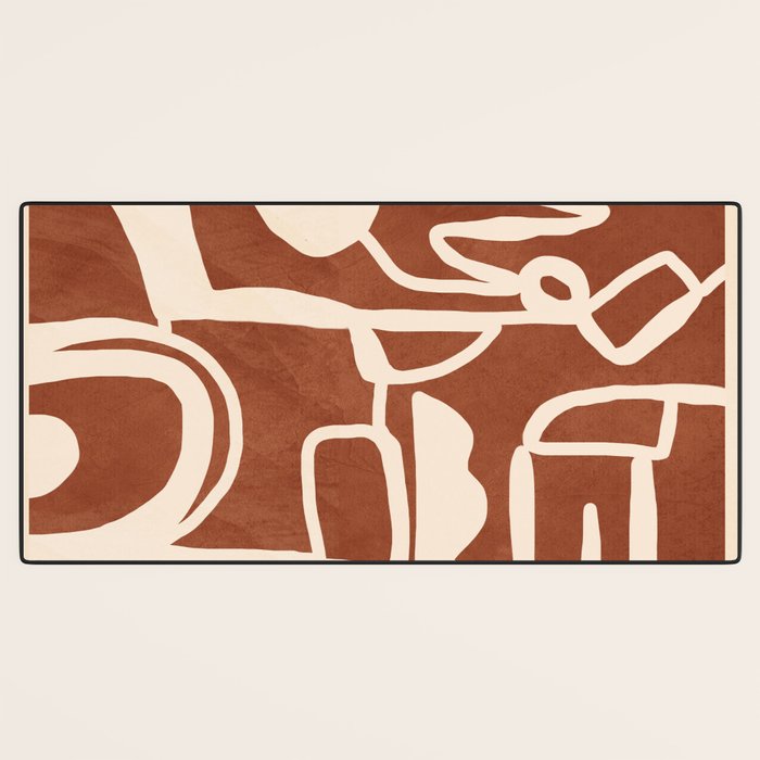 Abstract Lines 2 Desk Mat Gallery Image 3