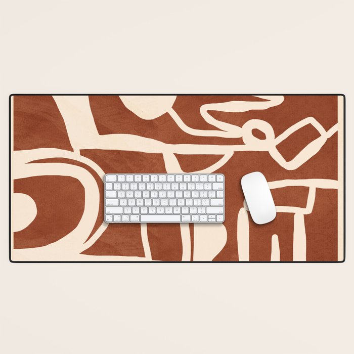 Abstract Lines 2 Desk Mat Gallery Image 1