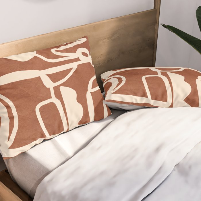 Abstract Lines 2 Pillow Sham Gallery Image 2