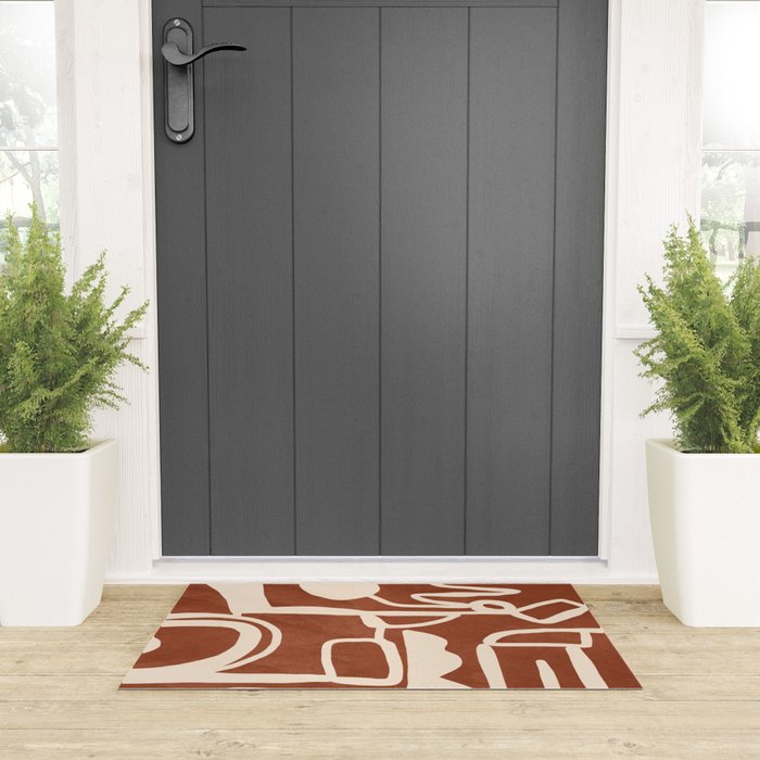 Abstract Lines 2 Welcome Mat Gallery Image 3