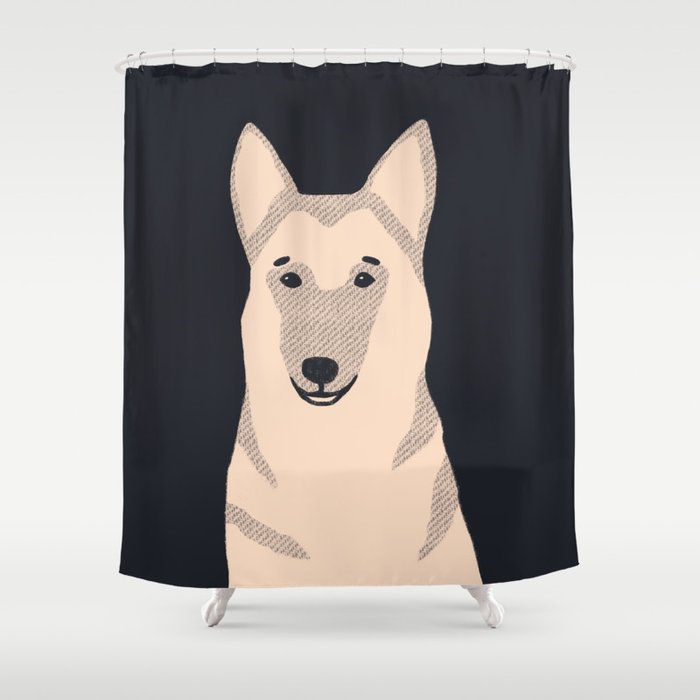 German Shepherd dog Shower Curtain Gallery Image 1