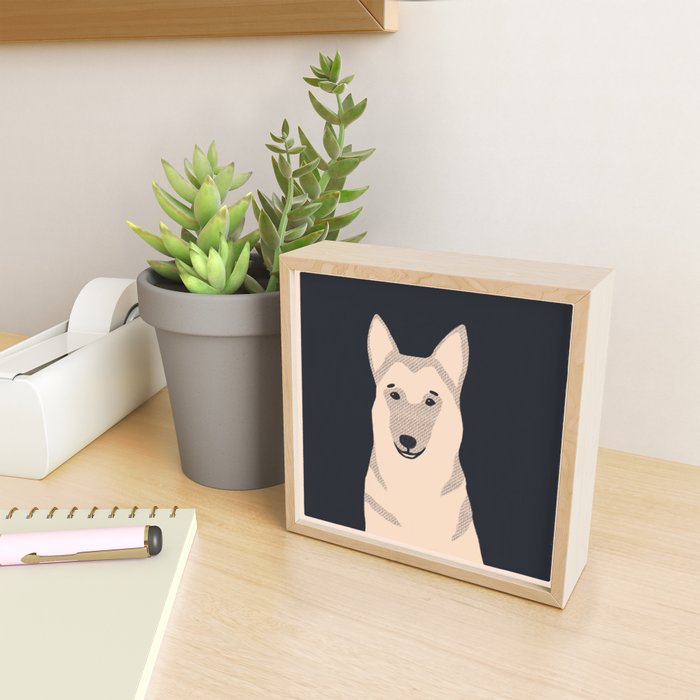 German Shepherd dog Mini Art Print Gallery Image 2