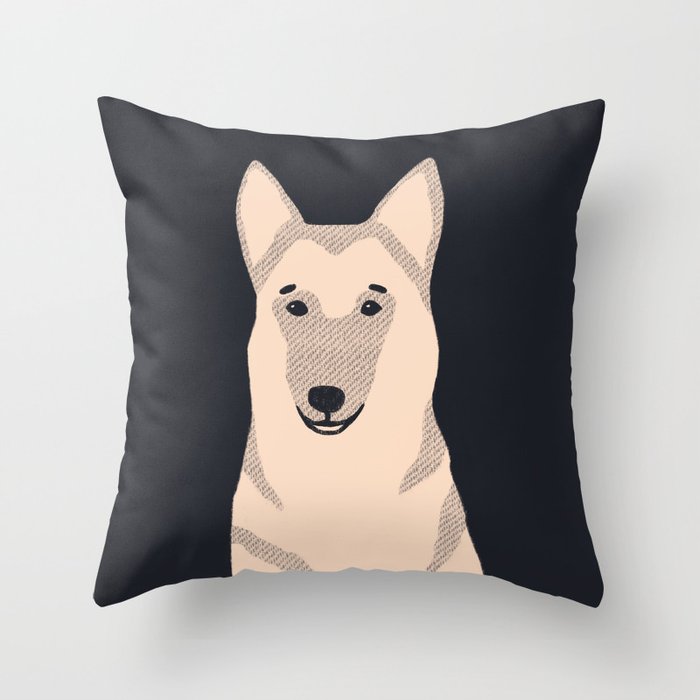 German Shepherd dog Throw Pillow Gallery Image 6